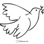 Dibujo de la Paloma de la Paz para Colorear: Una forma creativa de enseñar valores de armonía y tolerancia