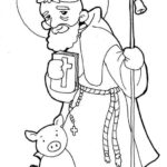 Dibujo de San Antonio para Colorear: Exprime tu creatividad con nuestros diseños exclusivos